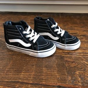 Toddler Sk8-Hi Zip Vans - Size 8